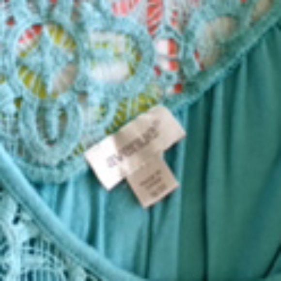 Blue knitted cotton tank - Picture 2 of 3